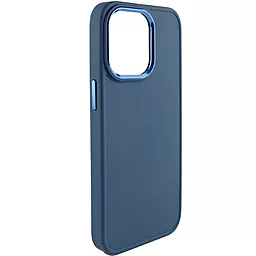 Чехол Epik TPU Bonbon Metal Style для Apple iPhone 14 Pro Denim Blue