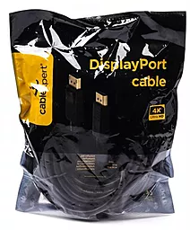 Видеокабель Cablexpert DisplayPort to DisplayPort v1.2 5м Black - миниатюра 3