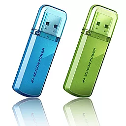 Флешка Silicon Power Helios 101 4Gb (SP004GBUF2101V1B) Blue - фото Флешка Silicon Power Helios 101 4Gb (SP004GBUF2101V1B) Blue