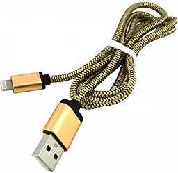 Кабель Walker C510 USB-A - Lightning 12w 2.4a 1м cable Gold - фото Кабель Walker C510 USB-A - Lightning 12w 2.4a 1м cable Gold