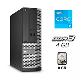 Комп'ютер Dell OptiPlex 3020 /SFF/Intel Core i3-4130/ОЗУ 4GB/noHDD/ Б/У