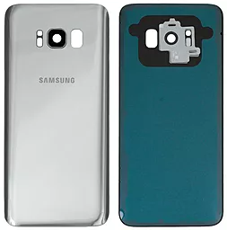 Задняя крышка корпуса Samsung Galaxy S8 G950 со стеклом камеры Original Arctic Silver - фото Задняя крышка корпуса Samsung Galaxy S8 G950 со стеклом камеры Original Arctic Silver