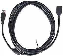 Шлейф (Кабель) EasyLife USB 2.0 AM/AF 5м з феритовим фільтром чорний - фото Шлейф (Кабель) EasyLife USB 2.0 AM/AF 5м з феритовим фільтром чорний