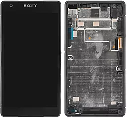 Дисплей Sony Xperia Z2a (D6563) с тачскрином и рамкой, Black - фото Дисплей Sony Xperia Z2a (D6563) с тачскрином и рамкой, Black