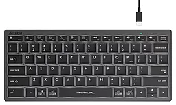 Клавиатура A4Tech FX61 USB Grey - фото Клавиатура A4Tech FX61 USB Grey