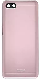 Задняя крышка корпуса Xiaomi Redmi 6A 2SIM со стеклом камеры Rose Gold - фото Задняя крышка корпуса Xiaomi Redmi 6A 2SIM со стеклом камеры Rose Gold