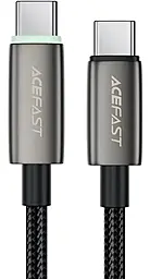 Кабель AceFast C23-03 USB Type-C - Type-C 60w 3a 1.2м PD cable Black - фото Кабель AceFast C23-03 USB Type-C - Type-C 60w 3a 1.2м PD cable Black