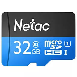 Карта пам'яті Netac microSDHC 32GB Class 10 UHS-I U1 (NT02P500STN-032G-S) - фото Карта пам'яті Netac microSDHC 32GB Class 10 UHS-I U1 (NT02P500STN-032G-S)