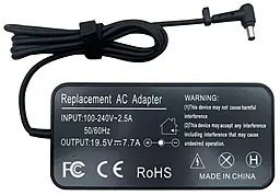 Блок питания для ноутбука Asus 19V 7.7A 150W 5.5x2.5mm slim A17-150P1A OEM - фото Блок питания для ноутбука Asus 19V 7.7A 150W 5.5x2.5mm slim A17-150P1A OEM