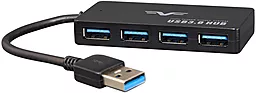 USB хаб (концентратор) Frime 4хUSB3.0 Hub Black (FH-30510)