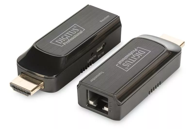 Видео удлиннитель mini HDMI UTP 50m, USB powered (DS-55203) Digitus - фото 1