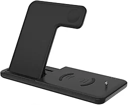 Беспроводная док-станция EasyLife 4-in-1 15w wireless charger black - фото Беспроводная док-станция EasyLife 4-in-1 15w wireless charger black