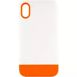 Чехол Epik TPU+PC Bichromatic для Apple iPhone X, iPhone XS (5.8") Matte / Orange