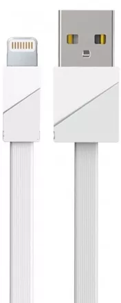 Кабель Remax Blade USB-A - Lightning 12w 2.4a 1м cable White (RC-105i) - фото 1