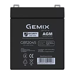 Аккумуляторная батарея Gemix 12V 4.5Ah (GB12045)