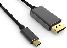 Відеокабель Viewcon USB 3.1 Type-C - DisplayPort v1.2 4k 60hz 1.5m gray (TE392)