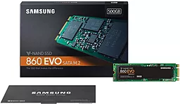 Накопичувач SSD Samsung 860 EVO 500 GB M.2 2280 SATA 3 (MZ-N6E500BW) - мініатюра 9