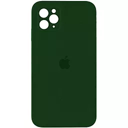 Чохол Silicone Case Full Camera Square для Apple iPhone 11 Pro Army Green - фото Чохол Silicone Case Full Camera Square для Apple iPhone 11 Pro Army Green