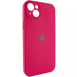 Чехол Silicone Case Full Camera for Apple iPhone 14 Rose Red - миниатюра 2 Чехол Silicone Case Full Camera for Apple iPhone 14 Rose Red - миниатюра 2
