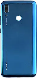 Задняя крышка корпуса Huawei P Smart 2019 со стеклом камеры, Original Sapphire Blue - фото Задняя крышка корпуса Huawei P Smart 2019 со стеклом камеры, Original Sapphire Blue