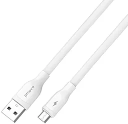 Кабель Proove Flat Out USB-A - micro USB 12w 2.4a 1м cable White - мініатюра 2 Кабель Proove Flat Out USB-A - micro USB 12w 2.4a 1м cable White - мініатюра 2