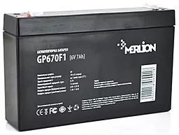 Акумуляторна батарея Merlion 6V 7Ah (GP670F1)