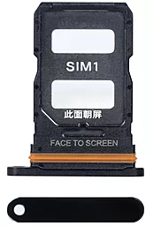 Слот (лоток) SIM-карти Xiaomi 13 Lite та картки пам'яті Dual SIM Original Black