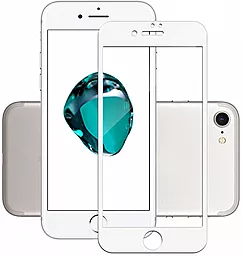 Захисне скло TOTO 5D Full Cover Apple iPhone 7, iPhone 8, iPhone SE 2020 White (F_46603)
