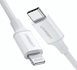 Кабель Ugreen US171 MFI USB Type-C - Lightning 18w 3a 2м PD сable White (60749) - миниатюра 2 Кабель Ugreen US171 MFI USB Type-C - Lightning 18w 3a 2м PD сable White (60749) - миниатюра 2