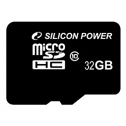 Карта памяти Silicon Power microSDHC 32GB Class 10 + SD-адаптер (SP032GBSTH011V10SP) - миниатюра 2