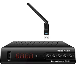 Комплект цифрового ТВ World Vision Foros Combo + адаптер Wi-Fi - фото Комплект цифрового ТВ World Vision Foros Combo + адаптер Wi-Fi
