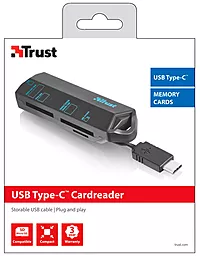 Кардрідер Trust Type-C Cardreader (20968) - мініатюра 6