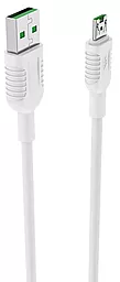 Кабель Borofone BX33 Silicone USB-A - micro USB 20w 4a 1м cable White - фото Кабель Borofone BX33 Silicone USB-A - micro USB 20w 4a 1м cable White