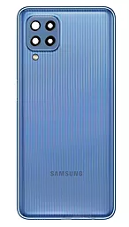 Задняя крышка корпуса Samsung Galaxy M32 M325 2021 со стеклом камеры Original Light Blue