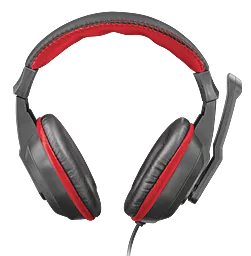 Навушники Trust Ziva Gaming Headset Black/Red (21953) - мініатюра 2