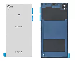 Задняя крышка корпуса Sony Xperia Z1 C6902 L39h / C6903 со стеклом камеры Original White - фото Задняя крышка корпуса Sony Xperia Z1 C6902 L39h / C6903 со стеклом камеры Original White