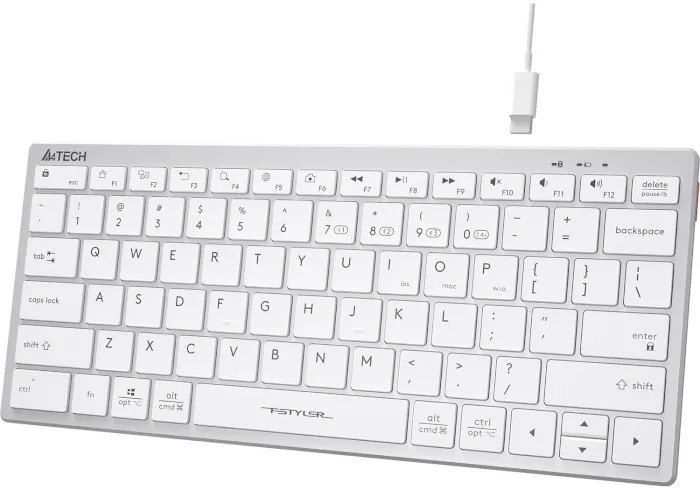 Клавиатура A4Tech Fstyler FBX51C White - фото 3
