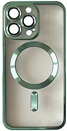Чехол 1TOUCH Shining Full Camera with MagSafe для Apple iPhone 13 Pro Green - фото Чехол 1TOUCH Shining Full Camera with MagSafe для Apple iPhone 13 Pro Green