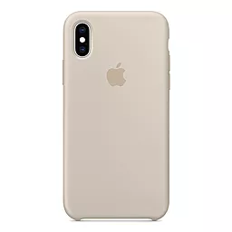 Чехол Silicone Case для Apple iPhone XS Max Beige