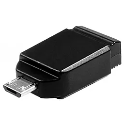 Флешка Verbatim 16GB OTG Black USB 2.0 (49821) - миниатюра 4