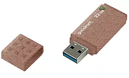 Флешка GooDRam UME3 32GB USB 3.0 Eco Friendly (UME3-0320EFR11) Brown - миниатюра 3