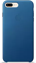 Чехол Apple Leather Case for iPhone 7 Plus, iPhone 8 Plus Blue (OEM)