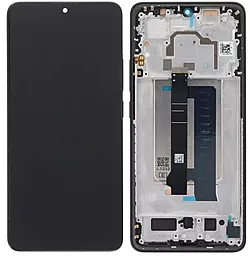 Дисплей Xiaomi Poco X6 Pro, Redmi K70E с тачскрином и рамкой, (TFT, без функции отпечатка пальца), Black