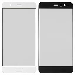 Корпусное стекло дисплея Huawei P10 Plus (VKY-L29, с накладкой на кнопку Home) White - фото Корпусное стекло дисплея Huawei P10 Plus (VKY-L29, с накладкой на кнопку Home) White