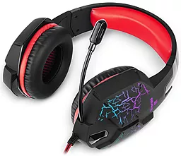 Навушники REAL-EL GDX-7750 Black/Red - мініатюра 2