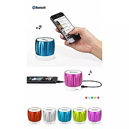 Колонки акустичні Yoobao Bluetooth Mini-Speaker YBL202 Silver - мініатюра 5