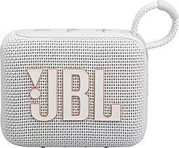 Колонки акустические JBL Go 4 White (JBLGO4WHT) - фото Колонки акустические JBL Go 4 White (JBLGO4WHT)