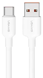 Кабель Usams U84 USB-A - Type-C 15w 3a 3м cable White (US-SJ603) - фото Кабель Usams U84 USB-A - Type-C 15w 3a 3м cable White (US-SJ603)
