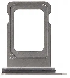 Слот (лоток) SIM-карти Apple iPhone 15 Pro / iPhone 15 Pro Max Single SIM  Natural Titanium
