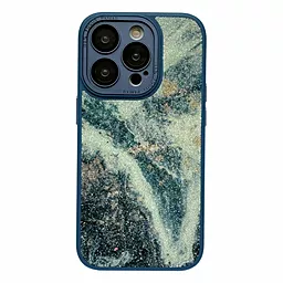 {"ru": "Чехол", "uk": "Чохол"} 1TOUCH Glitter Marble Case для Apple iPhone 13 Pro Max Blue